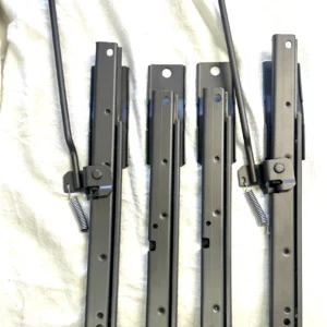 Original GM Corvette C3 Seat Track Set 1972-1974-Restored Mint -